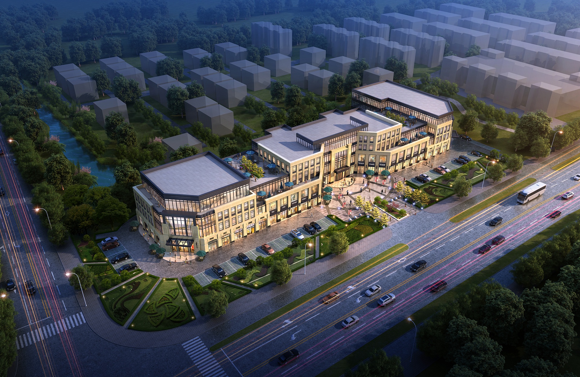 平湖如意路商業(yè)街區(qū)