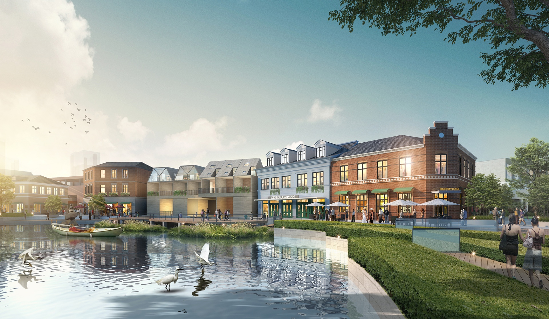 丹麥小鎮(zhèn)商業(yè)街區(qū)