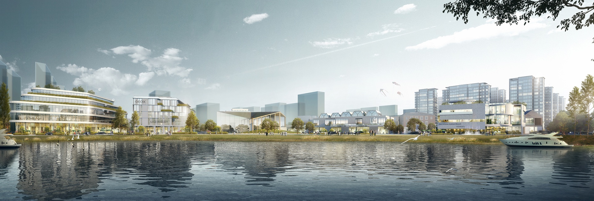 丹麥小鎮(zhèn)商業(yè)街區(qū)